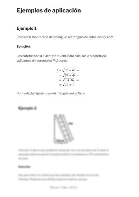 SOLUTION Teorema De Pit Goras Studypool