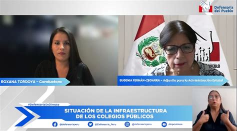 Defensor A Per On Twitter Envivo En Defensor Aendirecto Hablamos