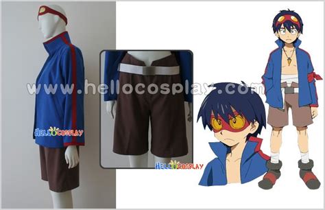 Tengen Toppa Gurren Lagann Cosplay Simon Costume