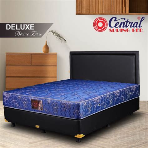 Jual 1 SET KASUR DIVAN Springbed Central Deluxe Zest 90 100 120 160