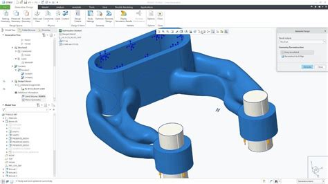 Creo Generative Topology Optimization Extension Youtube