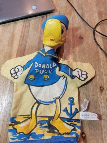 Vintage 1960 S DONALD DUCK Hand Puppet By GUND Walt Disney Prod EBay