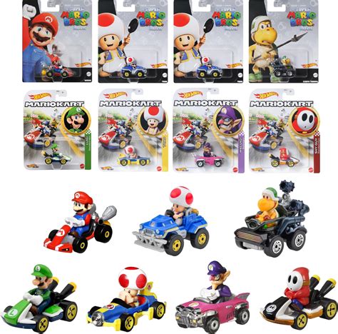 Amazon Co Jp Mattel Hot Wheels 987F GBG25 Mario Kart Assortment 8 Mini Cars Sold In Box 3