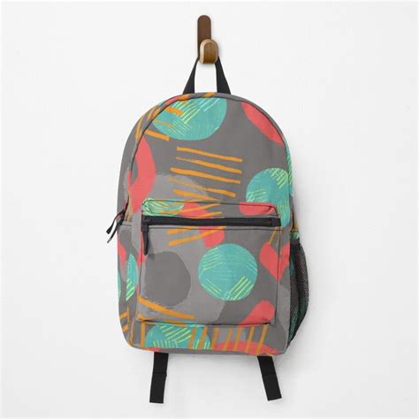 Festive Shapes Backpack By Natalie Bester Backpacks Drawstring Bag Bags