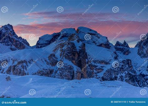 Dolomites. Dolomite Alps in Winter Stock Photo - Image of destination ...