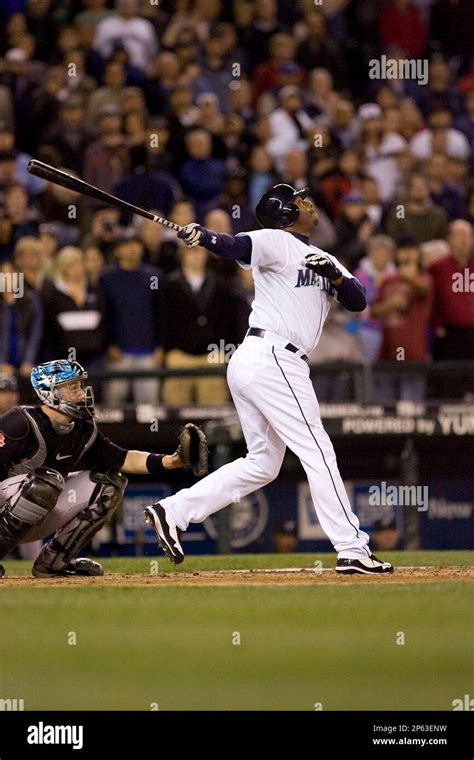 May Seattle Mariners Ken Griffey Jr At Bat During A