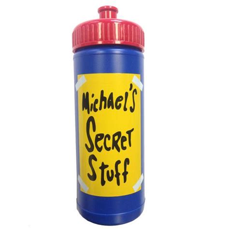 Michael S Secret Stuff Water Bottle Space Jam Michael Jordan Tune Squad