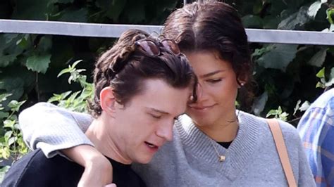 Tom Holland And Zendaya Pack On Some Pda As They Share A Rare Moment Together During A Stroll In