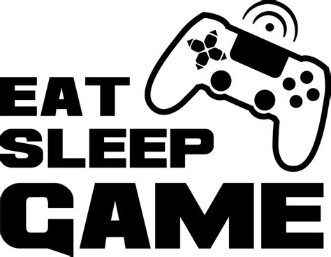 You Eat You Sleep You Play Video Game Wall Decal Tenstickers