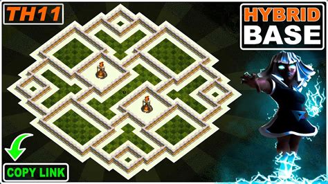 New Best Th11 Base 2023 Copy Link Coc Town Hall 11 Hybridtrophy Base Clash Of Clans Youtube