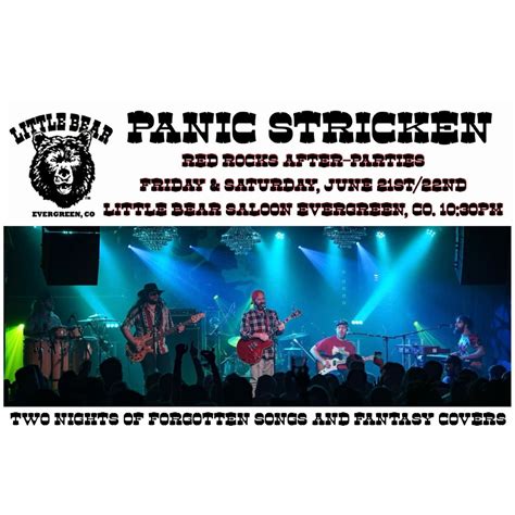 PANIC STRICKEN - Widespread Panic Tribute Band - TICKETED EVENT, The Little Bear Saloon ...