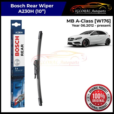 Rear Wiper Mercedes Benz A Class W Year Present Bosch