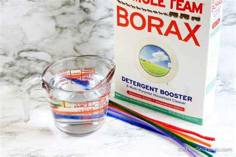 Growing Borax Crystals Science Project