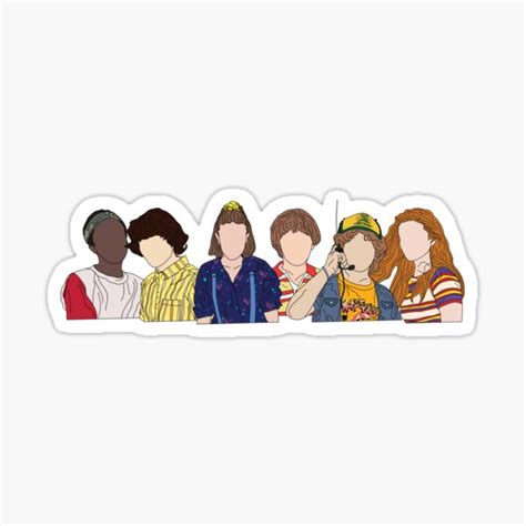 Stranger Things 3 Sticker For Sale By Amaliasaliba Redbubble