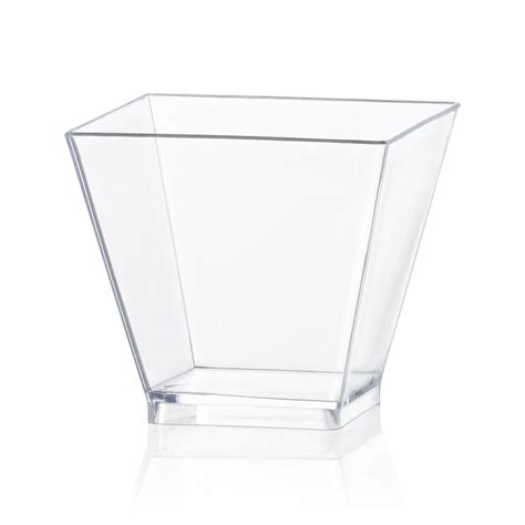 Smartyhadaparty 2 Oz Clear Plastic Mini Verrine Sample Cube Cups Wayfair