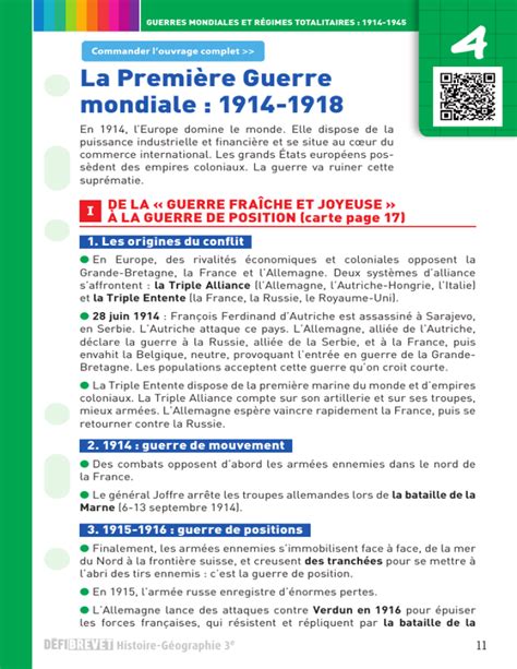 DéfiBrevet Fiches de révision Hist Géo Éd Civique 3e