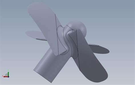 船螺旋桨 5 Solidworks 2015 模型图纸免费下载 懒石网