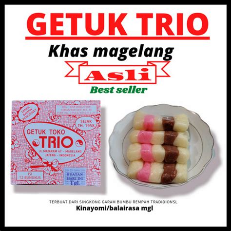 Jual Getuk Trio Asli Oleh Oleh Khas Magelang Kab Magelang Kinayomi