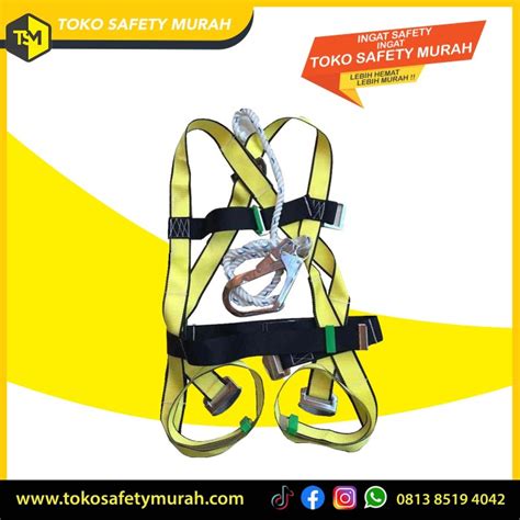 Jual Sabuk Pengaman Fbh Full Body Harness Single Big Hook Safety Belt