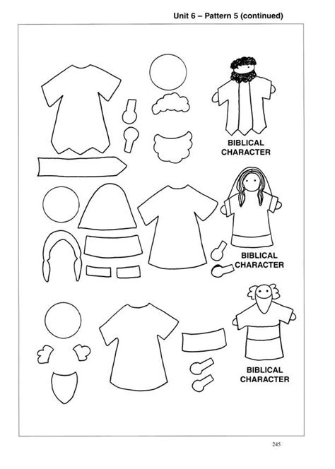 Bible Character Puppets Printable Free Printable Templates