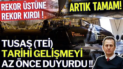 TARİHİ MÜJDE MOTOR TAMAM AZ ÖNCE DUYURULDU SAVUNMA SANAYİ YouTube