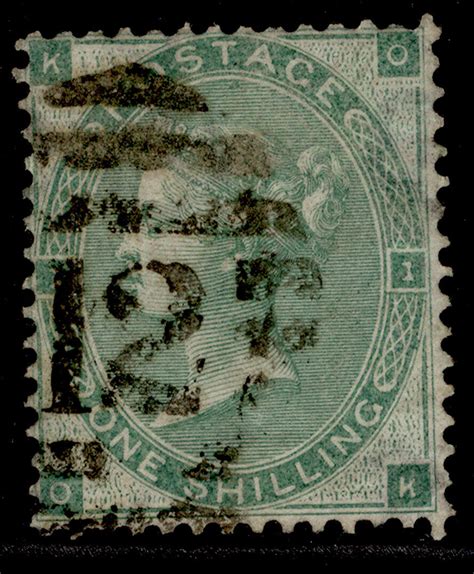 GB QV SG90 1s Green USED Cat 300 OK 1st4stamps