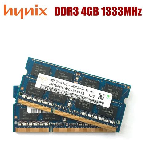 Hynix Chipset 4GB 2Rx8 PC3 10600S DDR3 4G 1333Mhz Laptop Memory