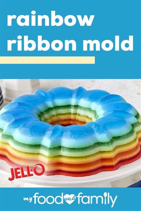 Rainbow Ribbon Mold You Wont Believe How Easy This Colorful Summer Treat Is To Make Simply