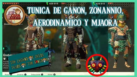 C Mo Conseguir La Tunica De Ganon Majora Zonianno Aerodinamico