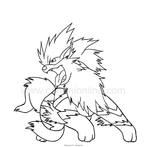 29+ Arcanine Pokemon Coloring Pages - ShazmaKadison