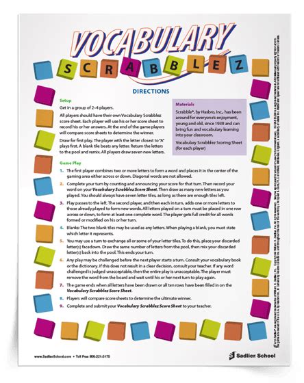 17 Printable Vocabulary Building Games Worksheets Library