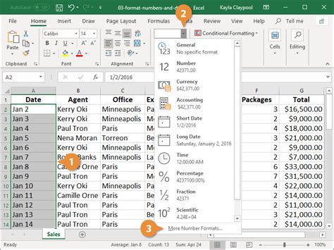 How Change Date Format Number Format In Excel CustomGuide