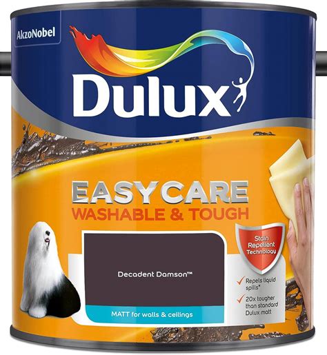 Dulux Easycare Matt Emulsion 2.5L - Decadent Damson | Taskers Online ...