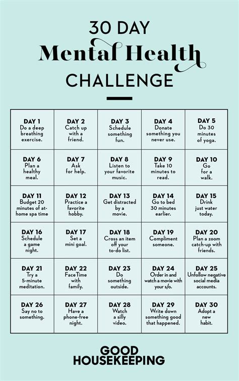 This 30 Day Mental Health Challenge Is Like A Makeover For Your Mood