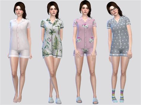 The Sims Resource Fullbody Sleepwear Women S Sleepwear Women