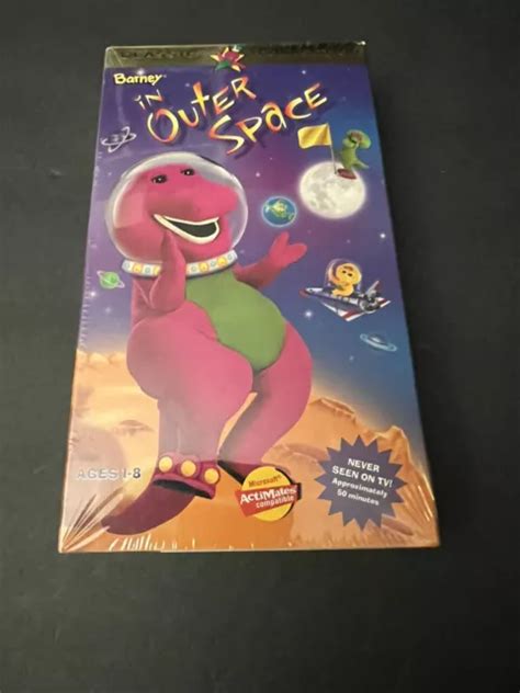 BARNEY BARNEY In Outer Space VHS 1998 Cassette Vintage Collezione