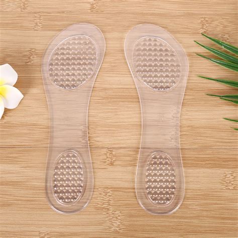 Insole Fit High Heel Shoes Sandals Anti Slip Foot Pad silicone gel arch support Insoles Inserts ...