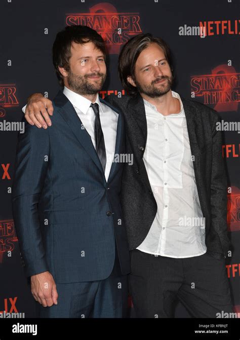 Los Angeles Usa 26th Oct 2017 Matt Duffer And Ross Duffer At The Premiere For Netflix S