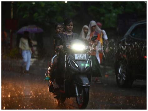 Heavy Rain With Thunderstorms Lash Parts Of Delhi Ncr