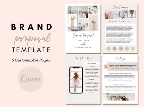 Brand Proposal Collaboration Template Instagram Story Etsy