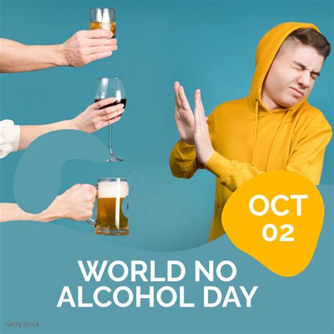 World No Alcohol Day Ocotber 2nd Template Postermywall