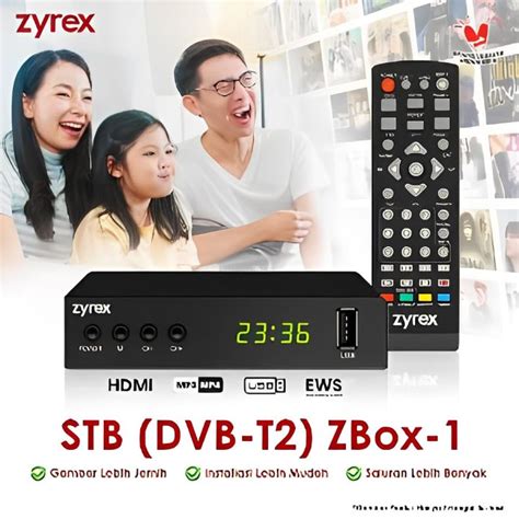 ZYREX STB DVB T2 ZBOX 1 Lazada Indonesia