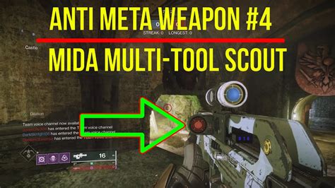 Destiny 2 Pvp Anti Meta Weapon 4 Mida Multi Tool Exotic Scout Rifle