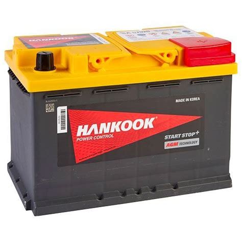 096 AGM Hankook Start Stop Car Battery 12V 70AH SA57020