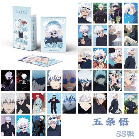 Jujutsu Kaisen Satoru Gojo Flash Laser Photocard Lomo Card Pcs Box