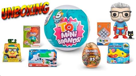 Toy Mini Brands Blind Balls Series 1 Zuru 5 Surprise Unboxing Youtube