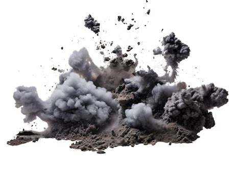 Premium Psd A Group Of Smoke And Ash
