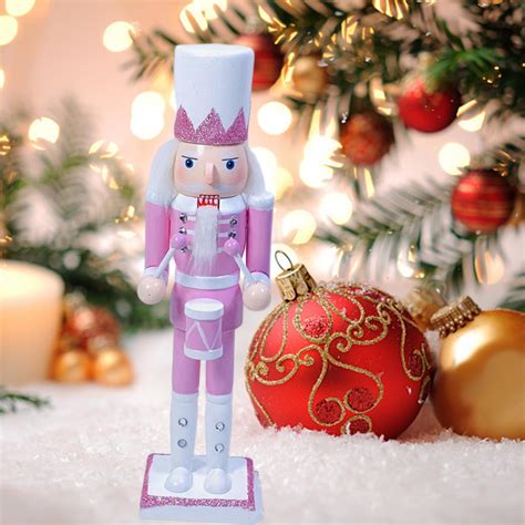 Nutcrackers Figures Wooden Durable Unique Festive Collectible