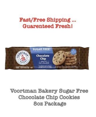 Voortman Bakery Sugar Free Chocolate Chip Cookies Oz Package Free