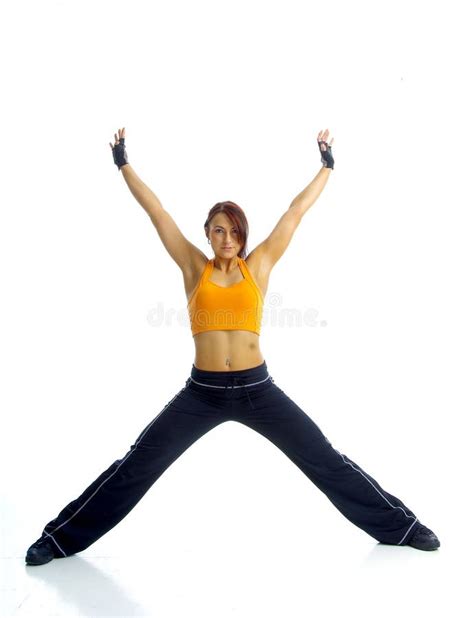 woman exercising stock photo image  strength losing